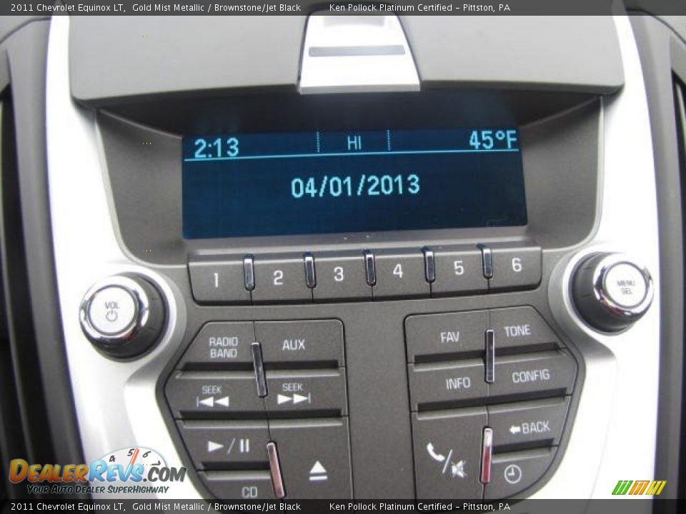 2011 Chevrolet Equinox LT Gold Mist Metallic / Brownstone/Jet Black Photo #31