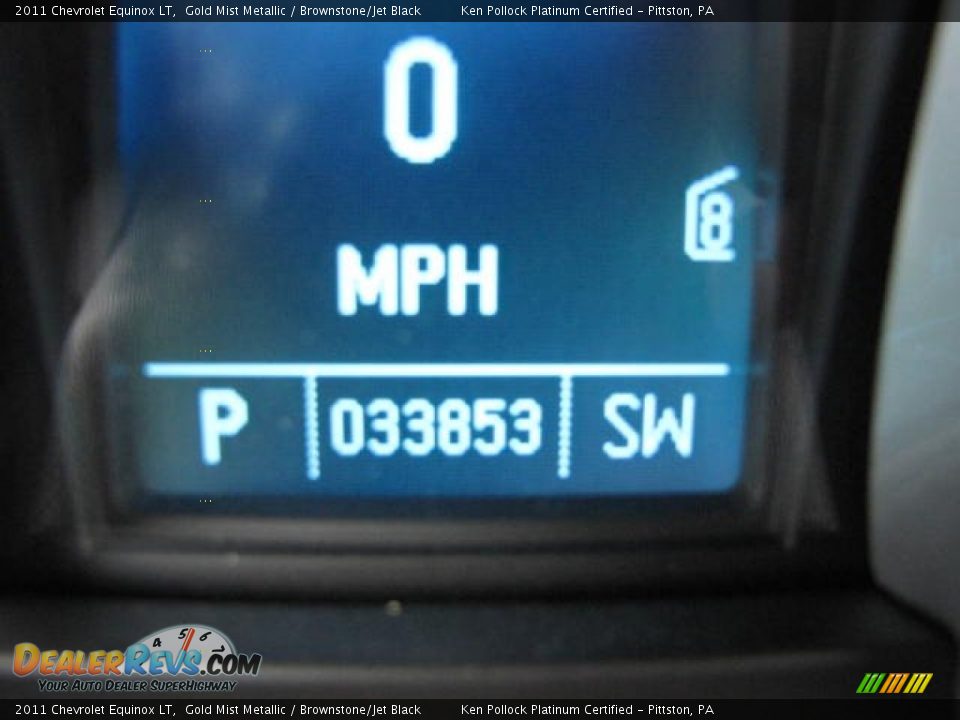 2011 Chevrolet Equinox LT Gold Mist Metallic / Brownstone/Jet Black Photo #34