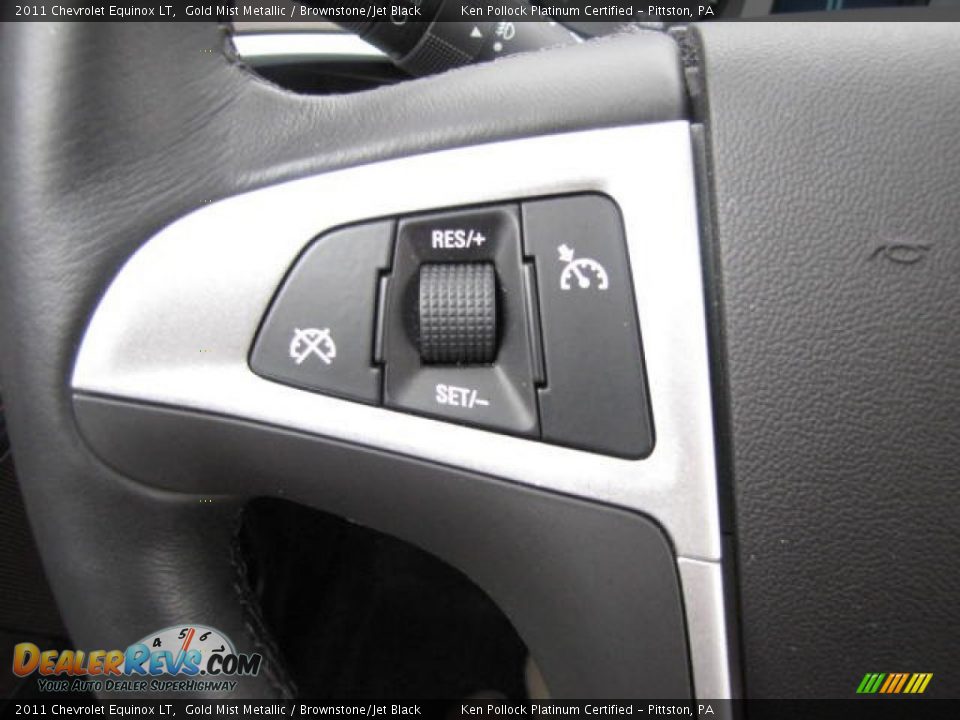 2011 Chevrolet Equinox LT Gold Mist Metallic / Brownstone/Jet Black Photo #35