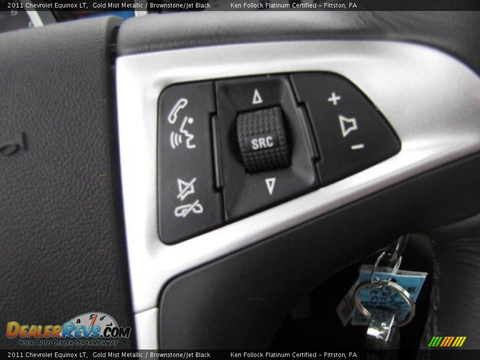 2011 Chevrolet Equinox LT Gold Mist Metallic / Brownstone/Jet Black Photo #36