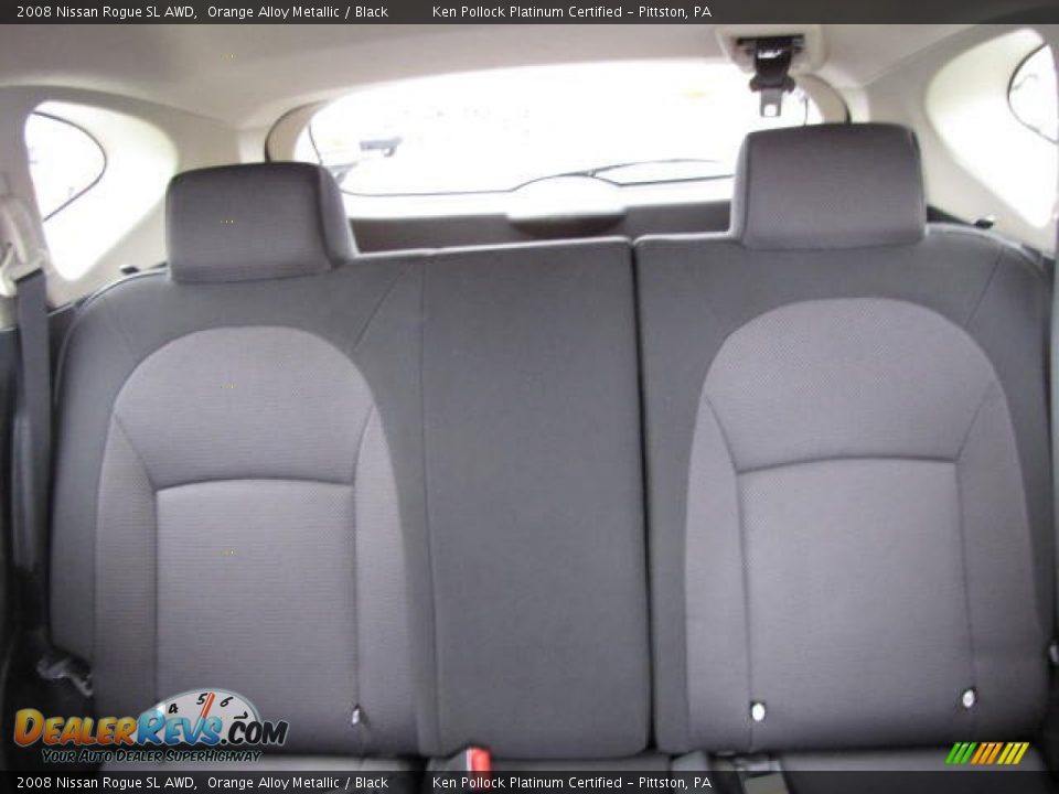 2008 Nissan Rogue SL AWD Orange Alloy Metallic / Black Photo #26