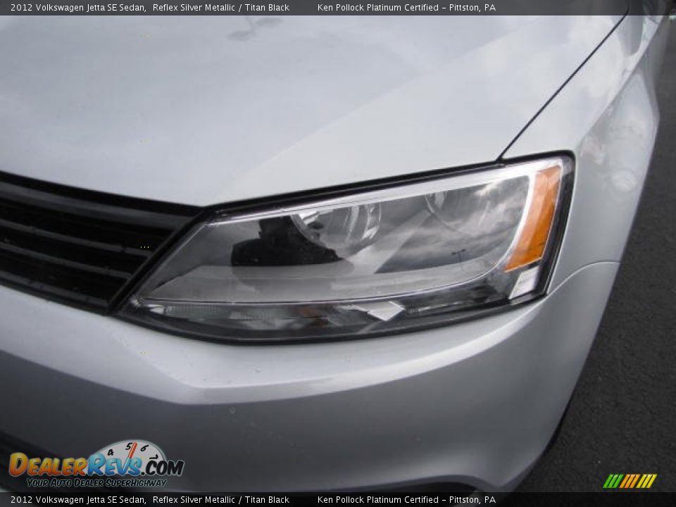 2012 Volkswagen Jetta SE Sedan Reflex Silver Metallic / Titan Black Photo #9