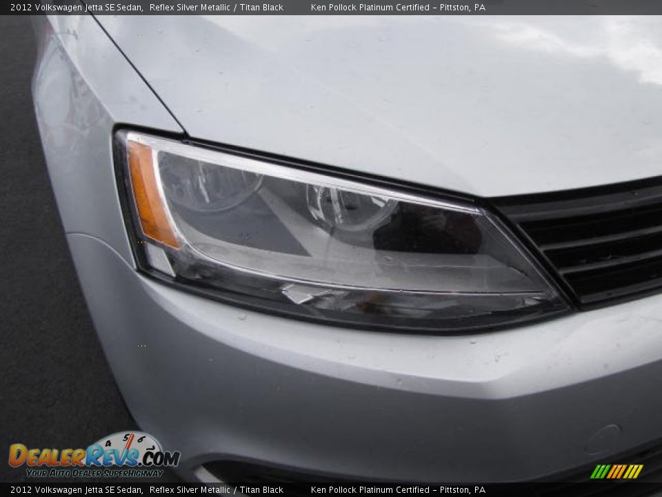 2012 Volkswagen Jetta SE Sedan Reflex Silver Metallic / Titan Black Photo #10
