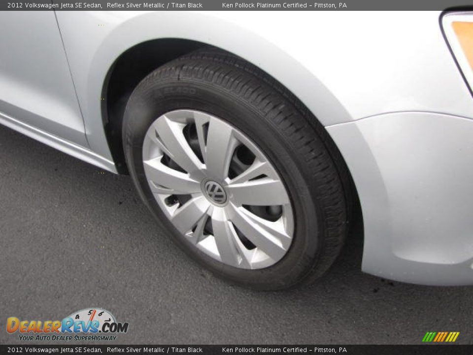 2012 Volkswagen Jetta SE Sedan Reflex Silver Metallic / Titan Black Photo #14