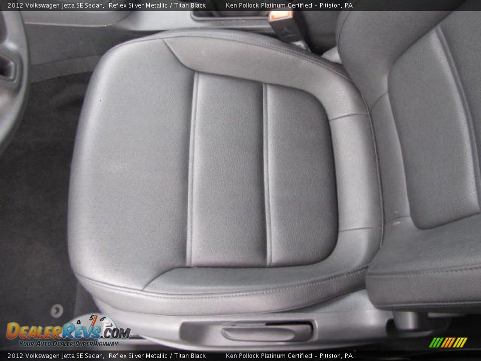 2012 Volkswagen Jetta SE Sedan Reflex Silver Metallic / Titan Black Photo #18