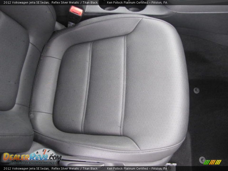 2012 Volkswagen Jetta SE Sedan Reflex Silver Metallic / Titan Black Photo #20
