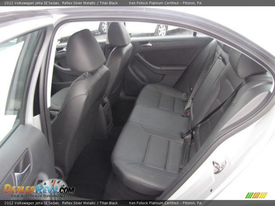 2012 Volkswagen Jetta SE Sedan Reflex Silver Metallic / Titan Black Photo #21