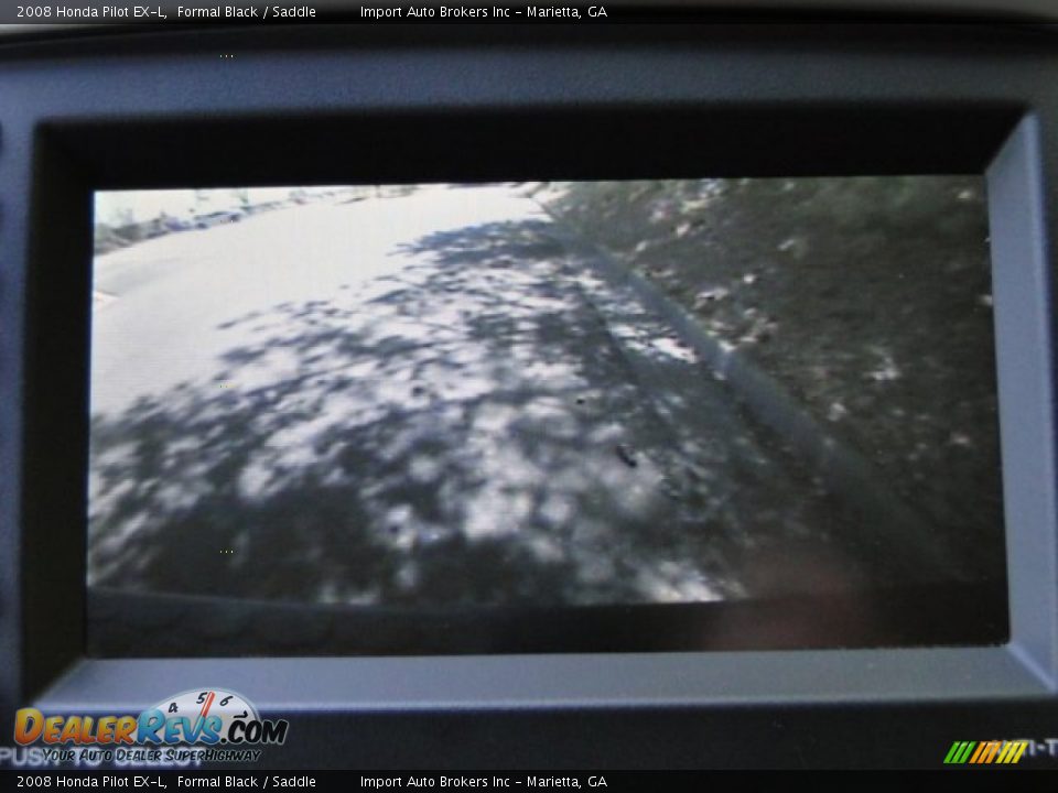 2008 Honda Pilot EX-L Formal Black / Saddle Photo #24