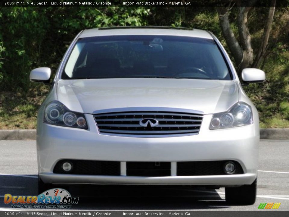 2006 Infiniti M 45 Sedan Liquid Platinum Metallic / Graphite Photo #9