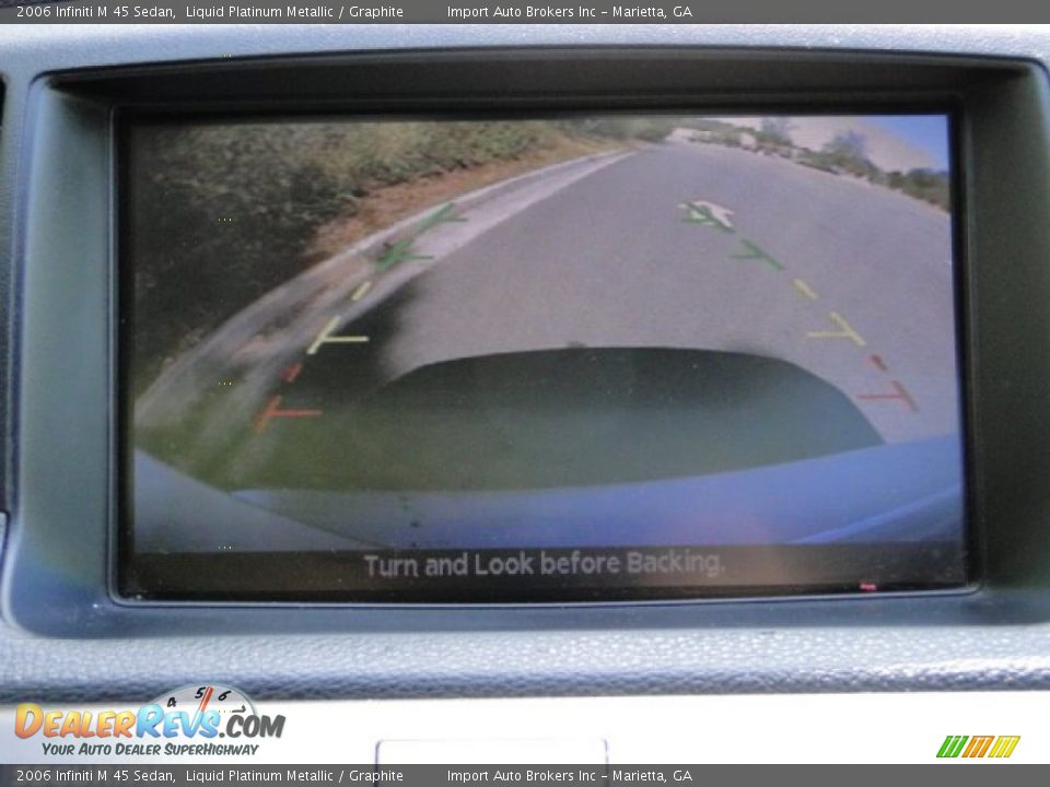 2006 Infiniti M 45 Sedan Liquid Platinum Metallic / Graphite Photo #15