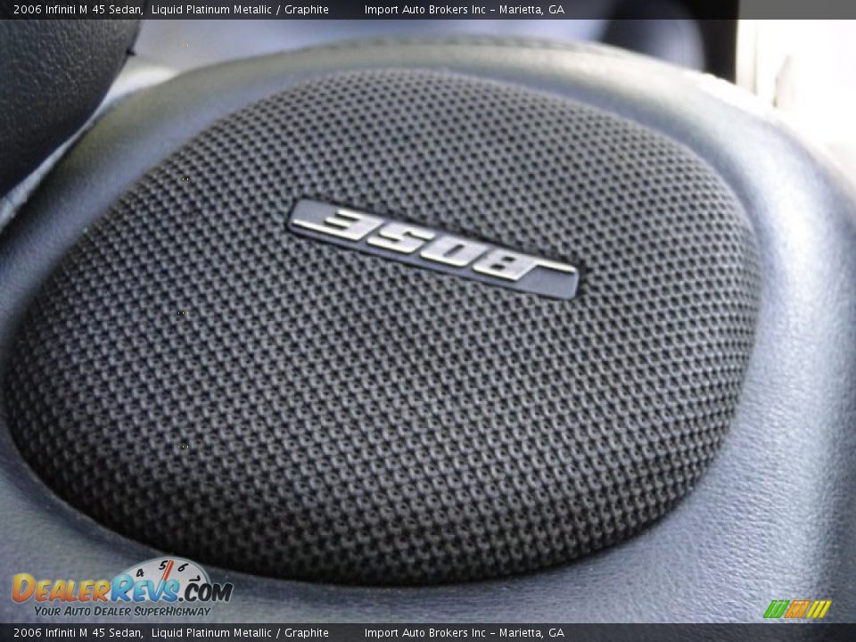 2006 Infiniti M 45 Sedan Liquid Platinum Metallic / Graphite Photo #26