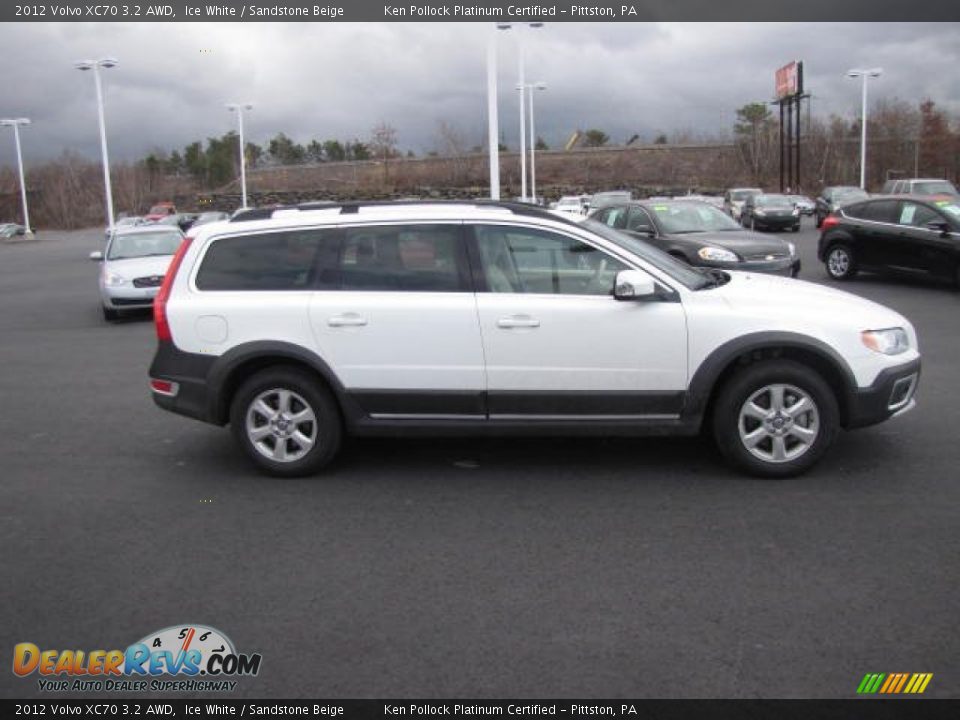 2012 Volvo XC70 3.2 AWD Ice White / Sandstone Beige Photo #4