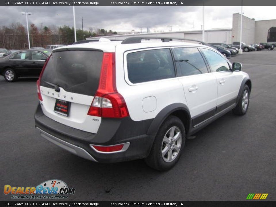 2012 Volvo XC70 3.2 AWD Ice White / Sandstone Beige Photo #5