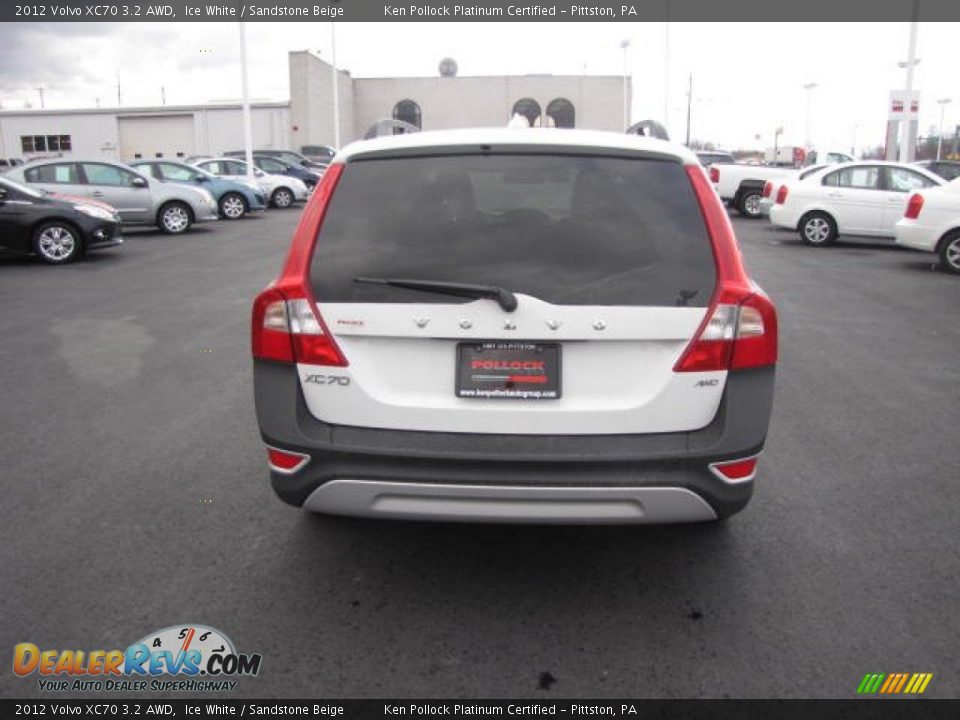 2012 Volvo XC70 3.2 AWD Ice White / Sandstone Beige Photo #6