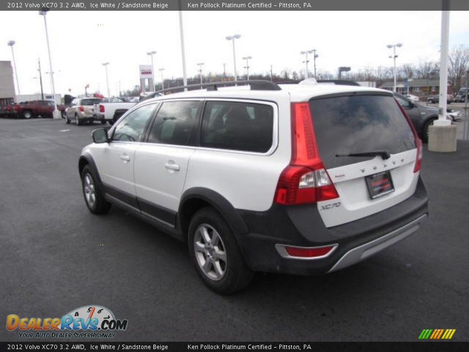 2012 Volvo XC70 3.2 AWD Ice White / Sandstone Beige Photo #7