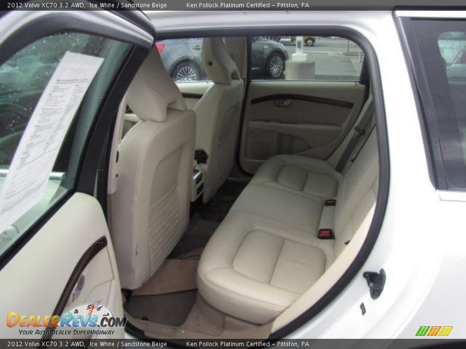 2012 Volvo XC70 3.2 AWD Ice White / Sandstone Beige Photo #21