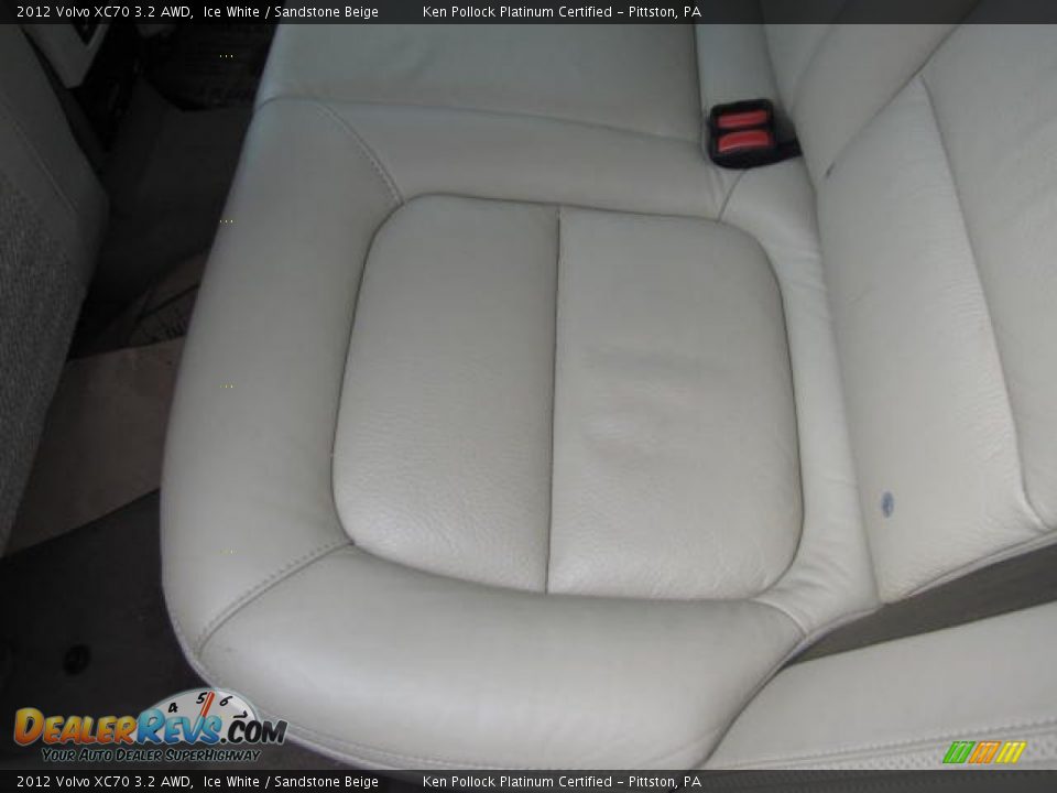 2012 Volvo XC70 3.2 AWD Ice White / Sandstone Beige Photo #22