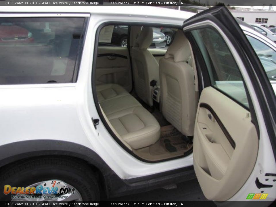 2012 Volvo XC70 3.2 AWD Ice White / Sandstone Beige Photo #23
