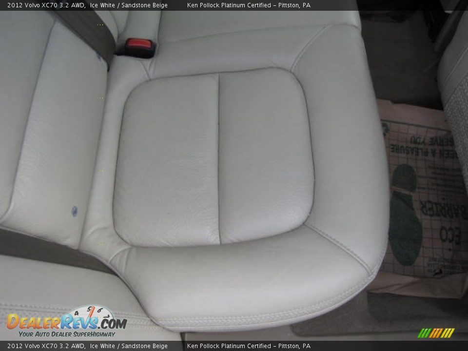 2012 Volvo XC70 3.2 AWD Ice White / Sandstone Beige Photo #24