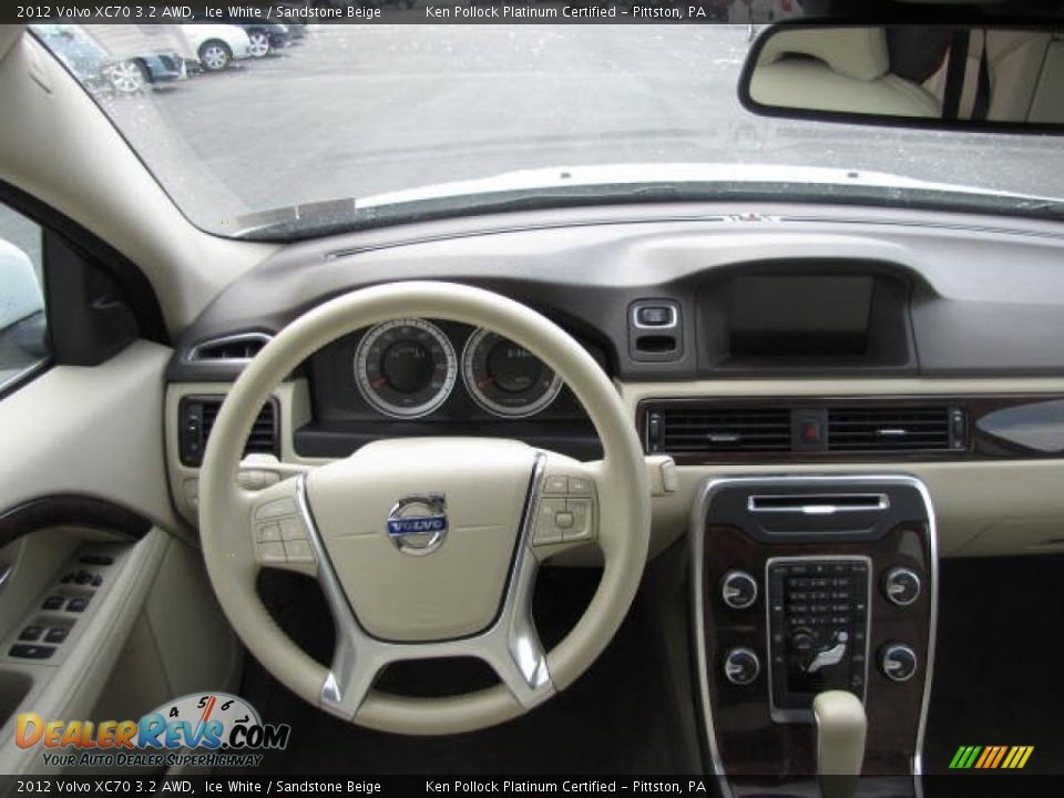 2012 Volvo XC70 3.2 AWD Ice White / Sandstone Beige Photo #25