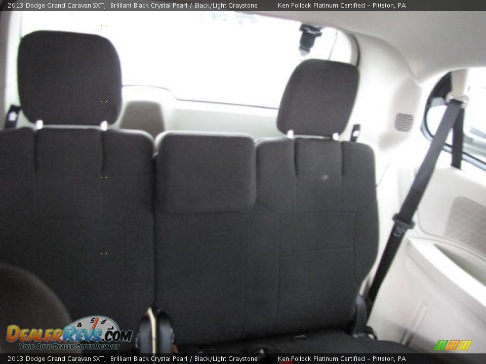 2013 Dodge Grand Caravan SXT Brilliant Black Crystal Pearl / Black/Light Graystone Photo #22
