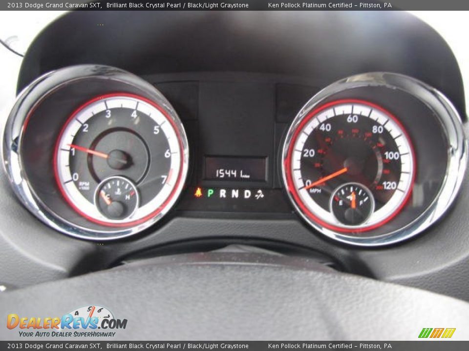 2013 Dodge Grand Caravan SXT Brilliant Black Crystal Pearl / Black/Light Graystone Photo #31