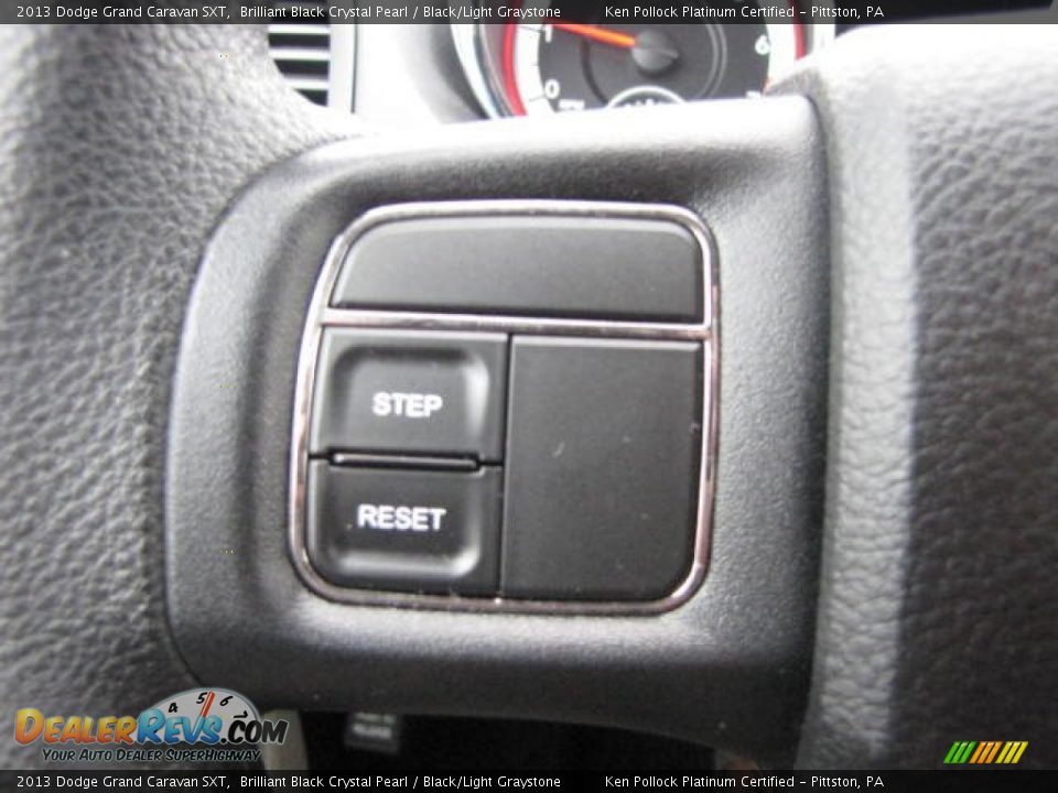 2013 Dodge Grand Caravan SXT Brilliant Black Crystal Pearl / Black/Light Graystone Photo #33