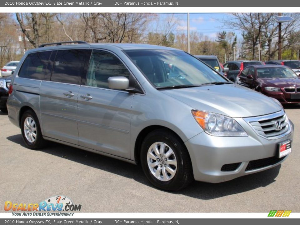 2010 Honda Odyssey EX Slate Green Metallic / Gray Photo #3