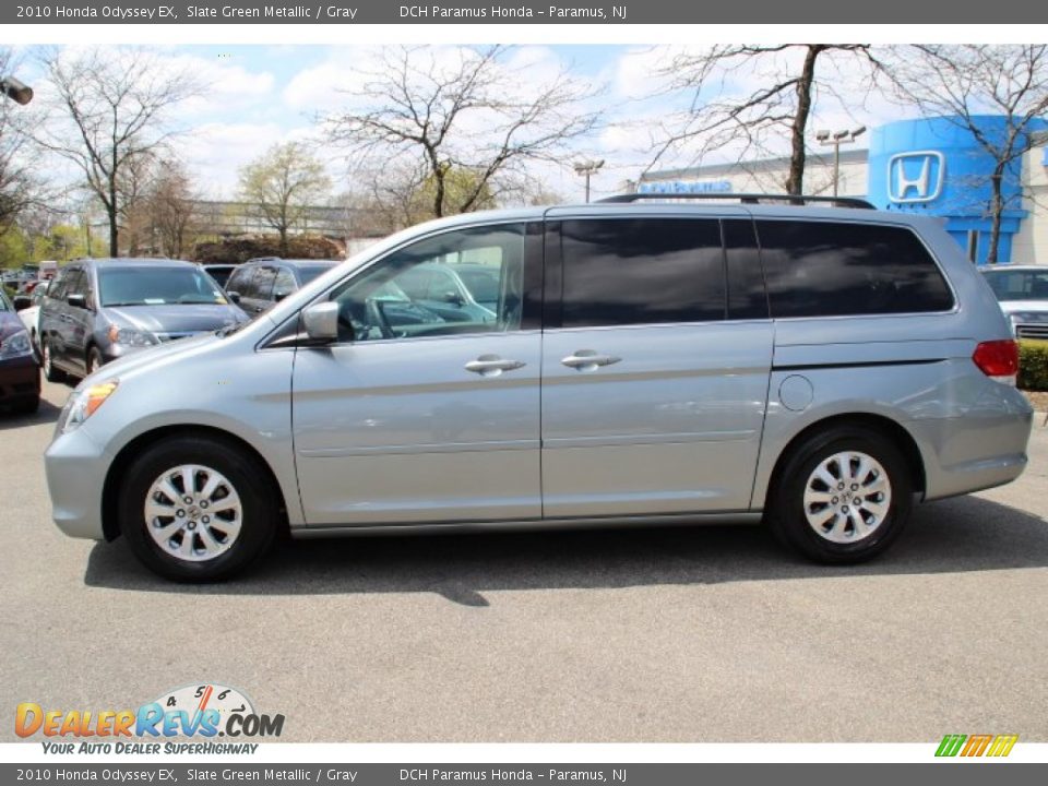 2010 Honda Odyssey EX Slate Green Metallic / Gray Photo #8
