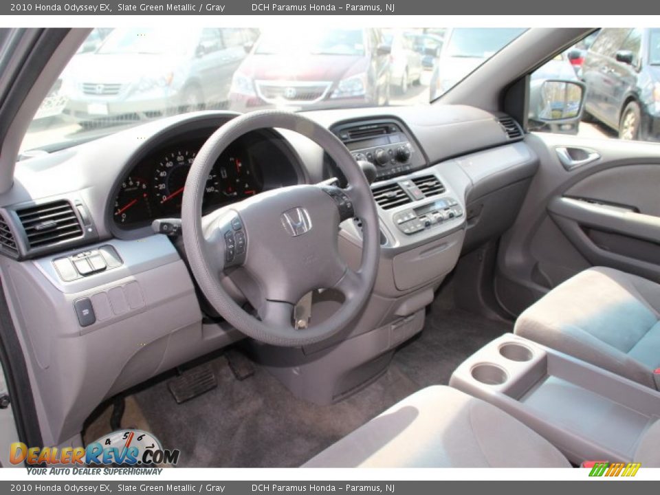 2010 Honda Odyssey EX Slate Green Metallic / Gray Photo #10