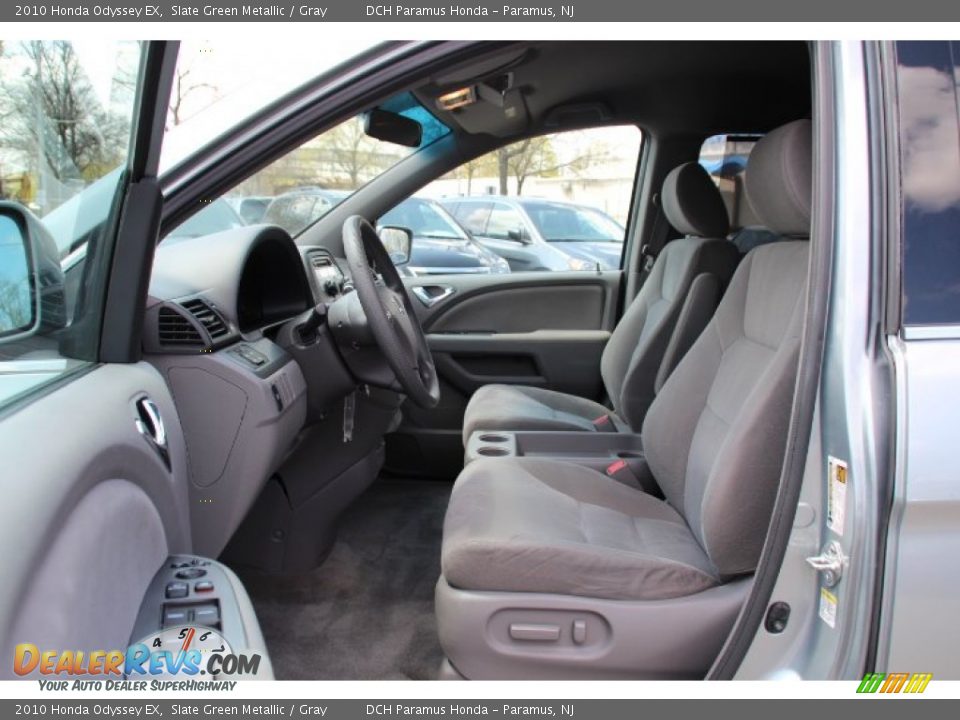2010 Honda Odyssey EX Slate Green Metallic / Gray Photo #11