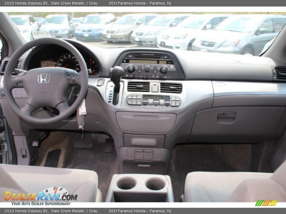2010 Honda Odyssey EX Slate Green Metallic / Gray Photo #12