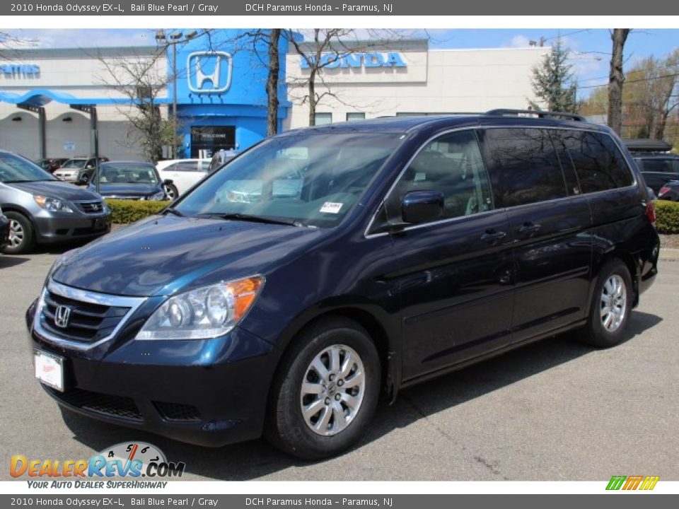 2010 Honda Odyssey EX-L Bali Blue Pearl / Gray Photo #1