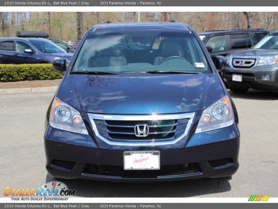 2010 Honda Odyssey EX-L Bali Blue Pearl / Gray Photo #2