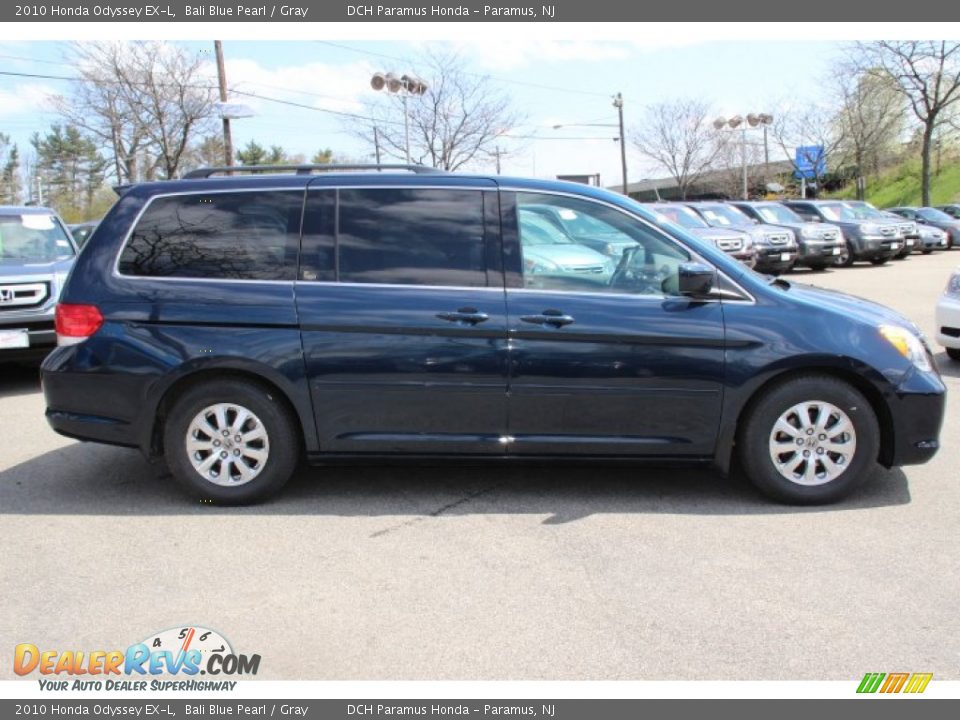 2010 Honda Odyssey EX-L Bali Blue Pearl / Gray Photo #4