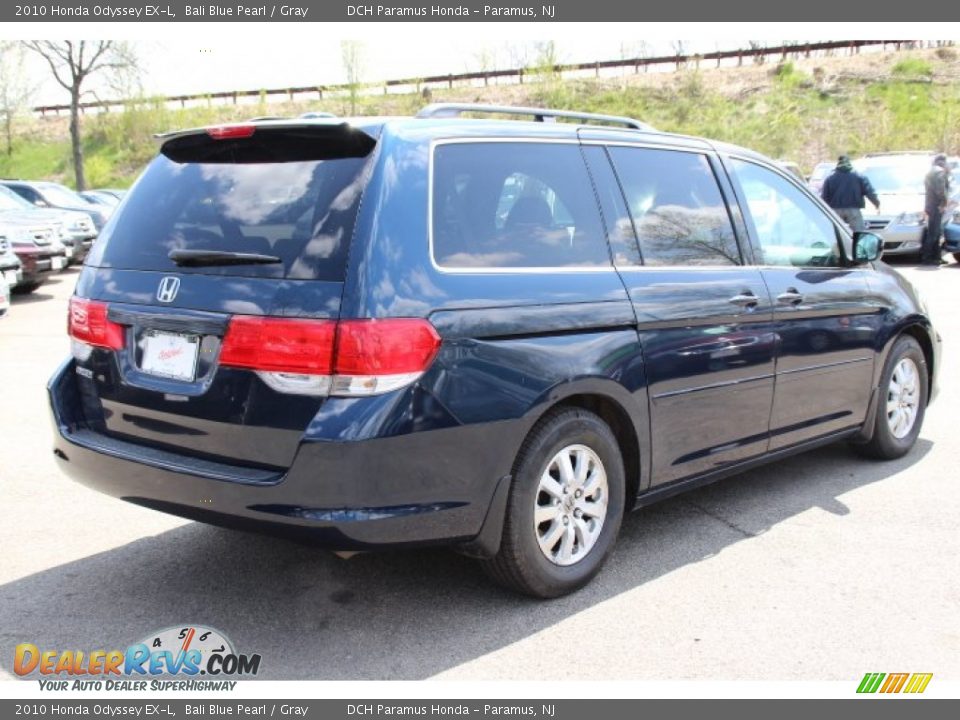 2010 Honda Odyssey EX-L Bali Blue Pearl / Gray Photo #5