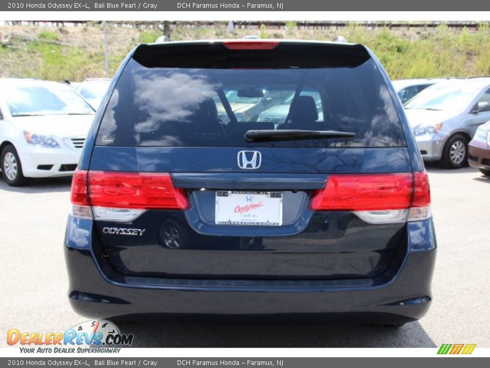 2010 Honda Odyssey EX-L Bali Blue Pearl / Gray Photo #6