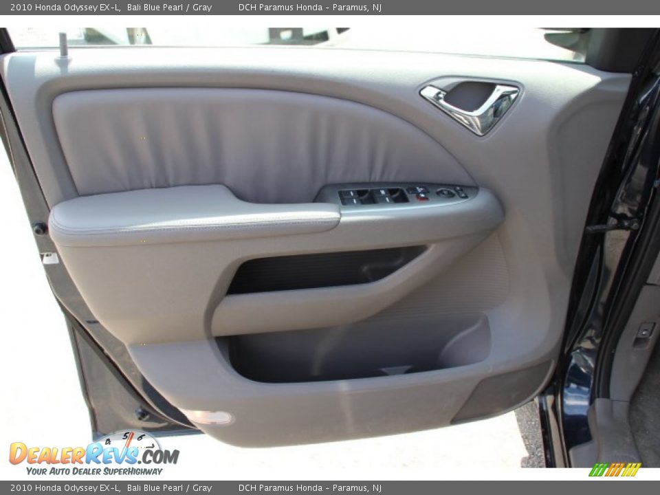2010 Honda Odyssey EX-L Bali Blue Pearl / Gray Photo #9