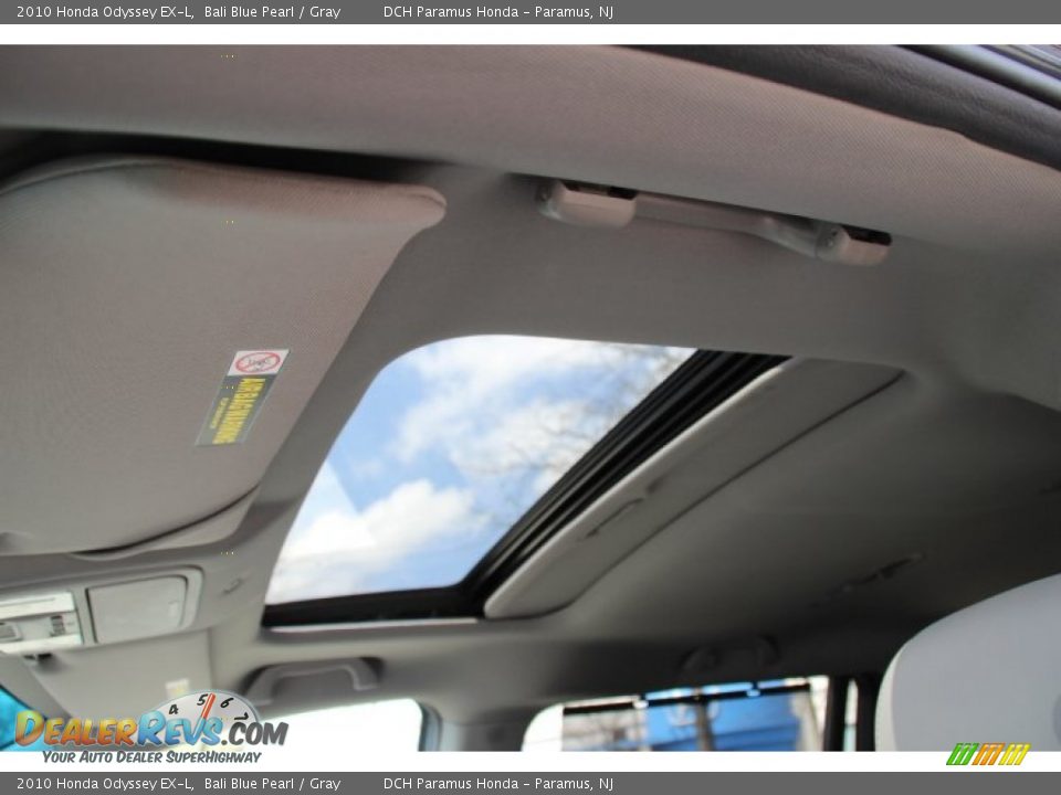 2010 Honda Odyssey EX-L Bali Blue Pearl / Gray Photo #17