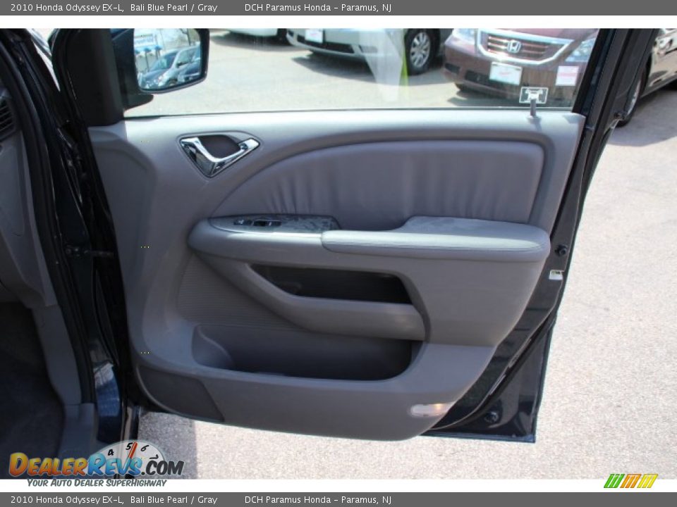 2010 Honda Odyssey EX-L Bali Blue Pearl / Gray Photo #21