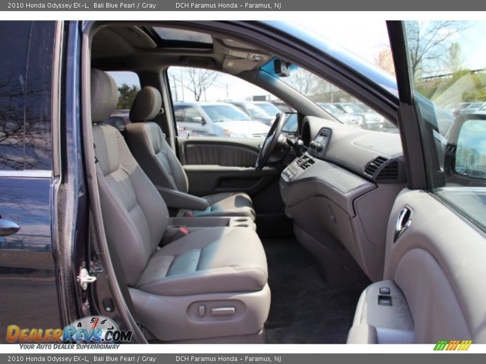 2010 Honda Odyssey EX-L Bali Blue Pearl / Gray Photo #23