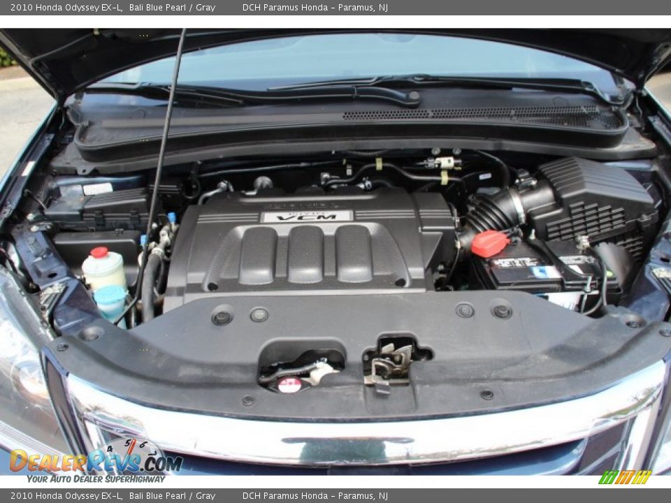 2010 Honda Odyssey EX-L Bali Blue Pearl / Gray Photo #24