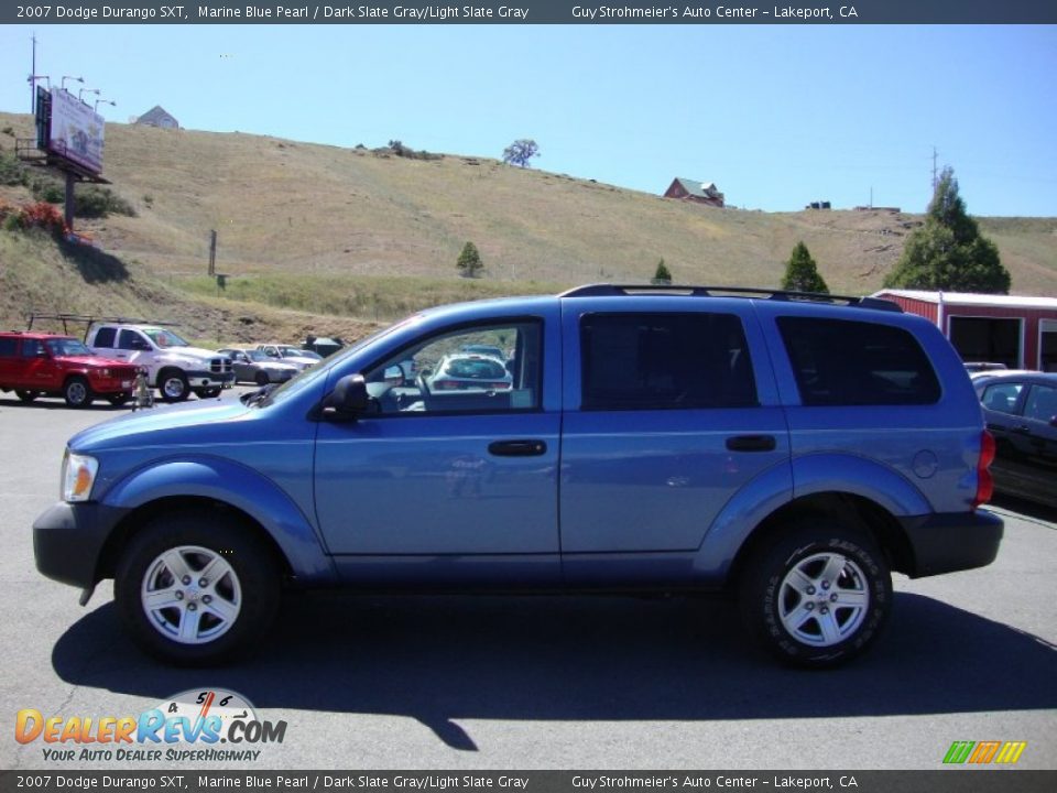 2007 Dodge Durango SXT Marine Blue Pearl / Dark Slate Gray/Light Slate Gray Photo #4