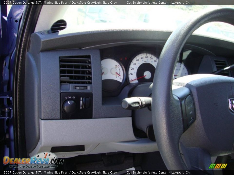 2007 Dodge Durango SXT Marine Blue Pearl / Dark Slate Gray/Light Slate Gray Photo #11