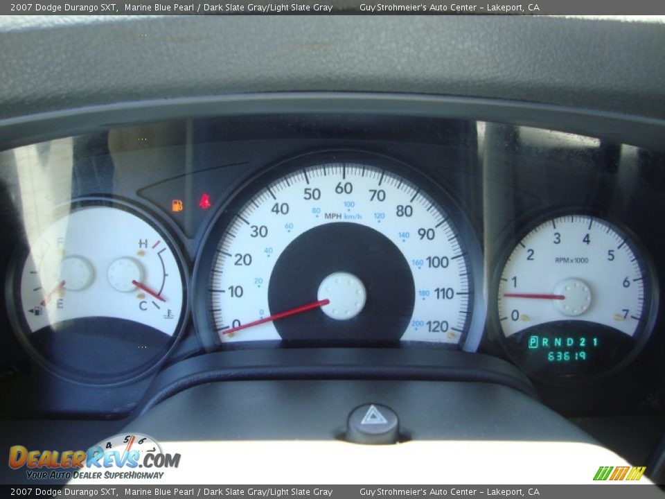 2007 Dodge Durango SXT Gauges Photo #12