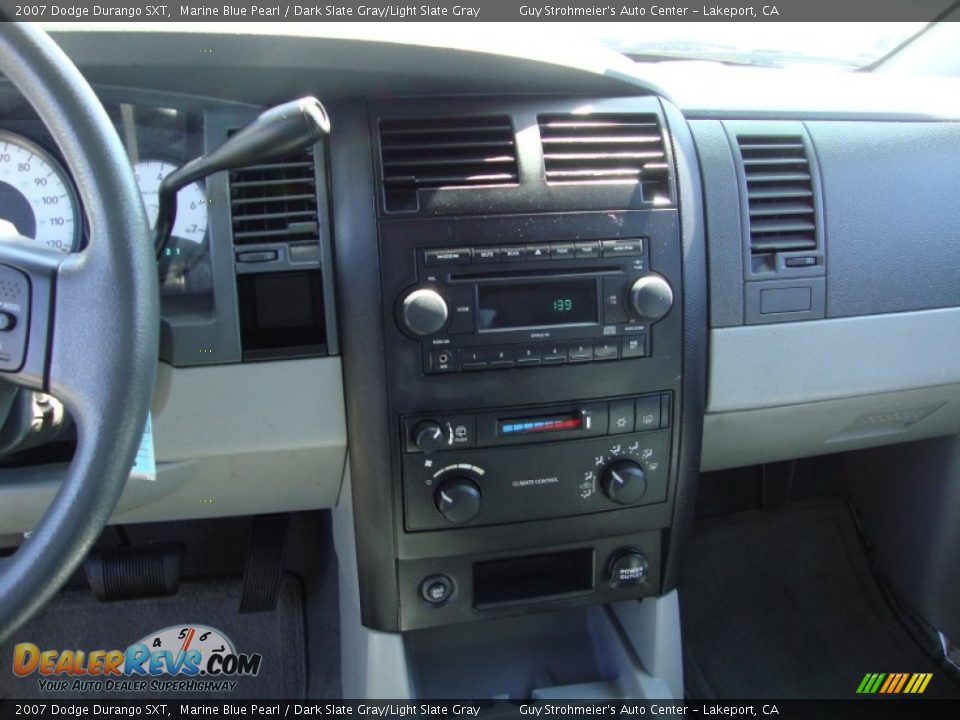 2007 Dodge Durango SXT Marine Blue Pearl / Dark Slate Gray/Light Slate Gray Photo #14