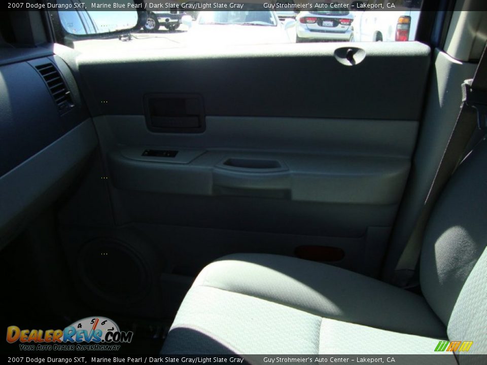 2007 Dodge Durango SXT Marine Blue Pearl / Dark Slate Gray/Light Slate Gray Photo #16