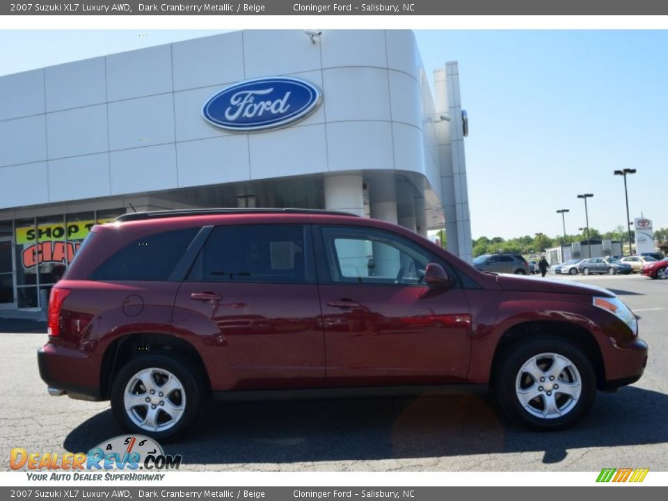 2007 Suzuki XL7 Luxury AWD Dark Cranberry Metallic / Beige Photo #2