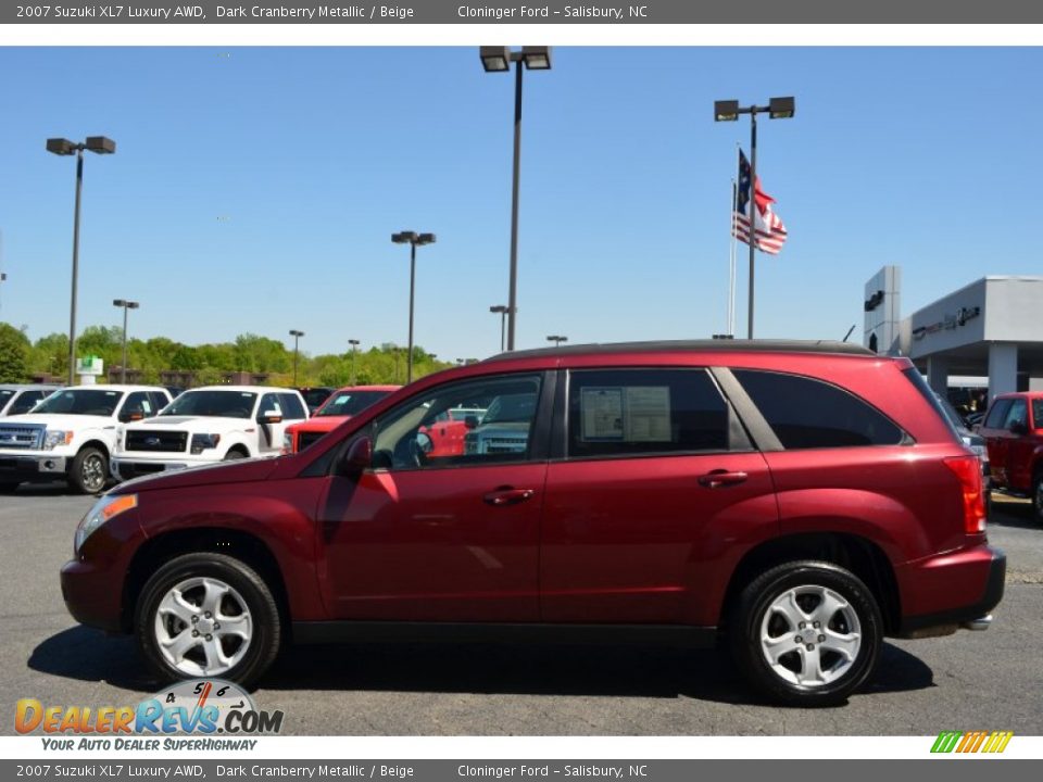 Dark Cranberry Metallic 2007 Suzuki XL7 Luxury AWD Photo #5