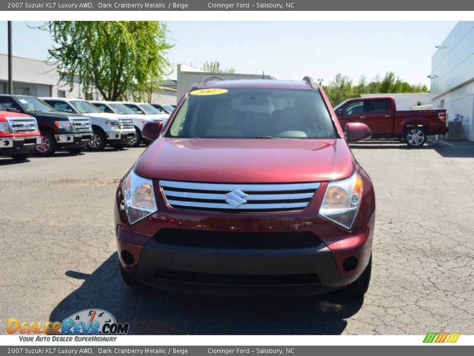 2007 Suzuki XL7 Luxury AWD Dark Cranberry Metallic / Beige Photo #7